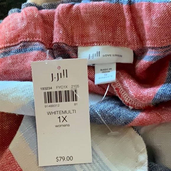 NWT J Jill Linen Shorts - Picture 5 of 5